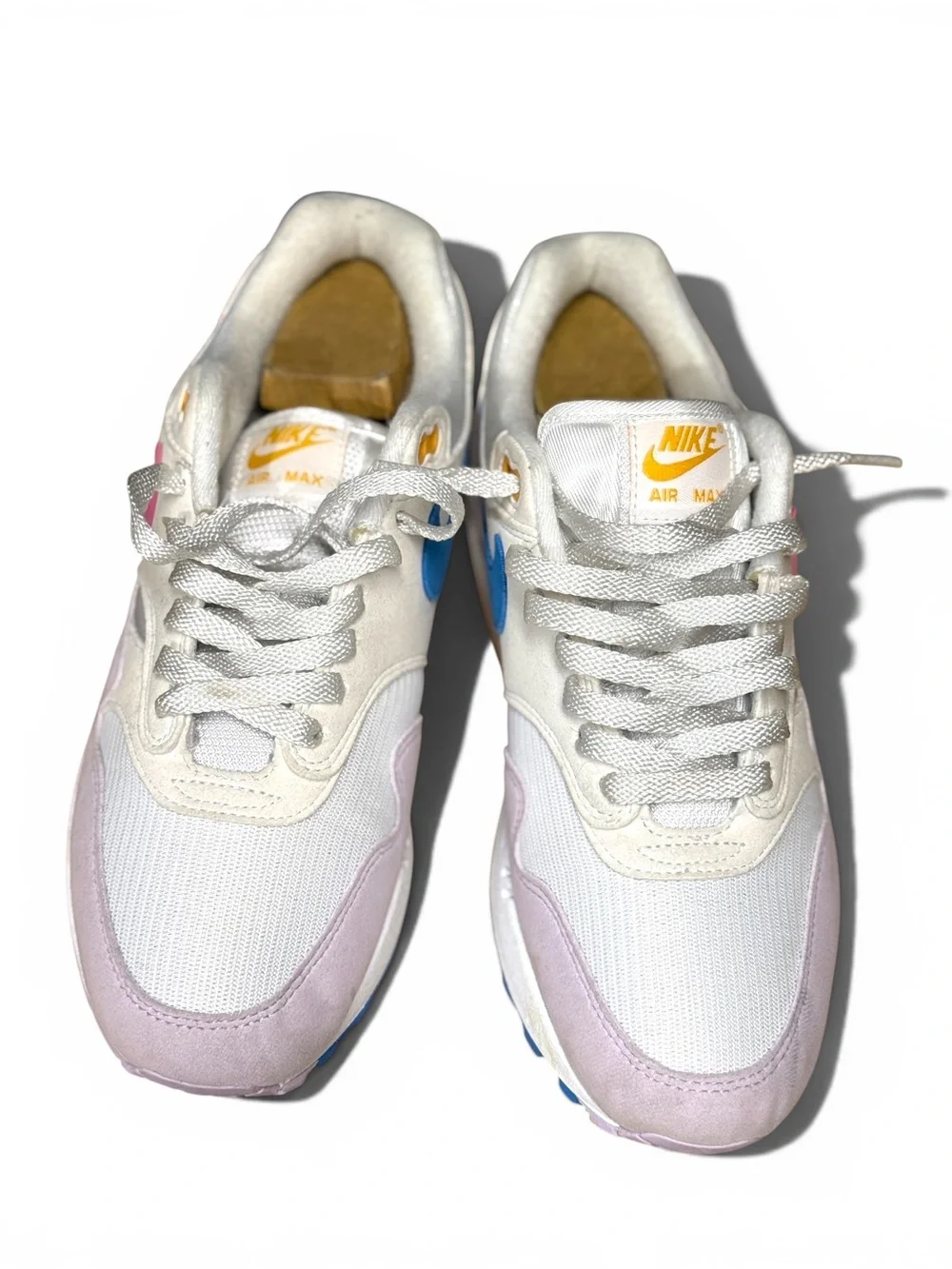 Nike Women’s Low-Top Sneakers in White, Pink & Lavender